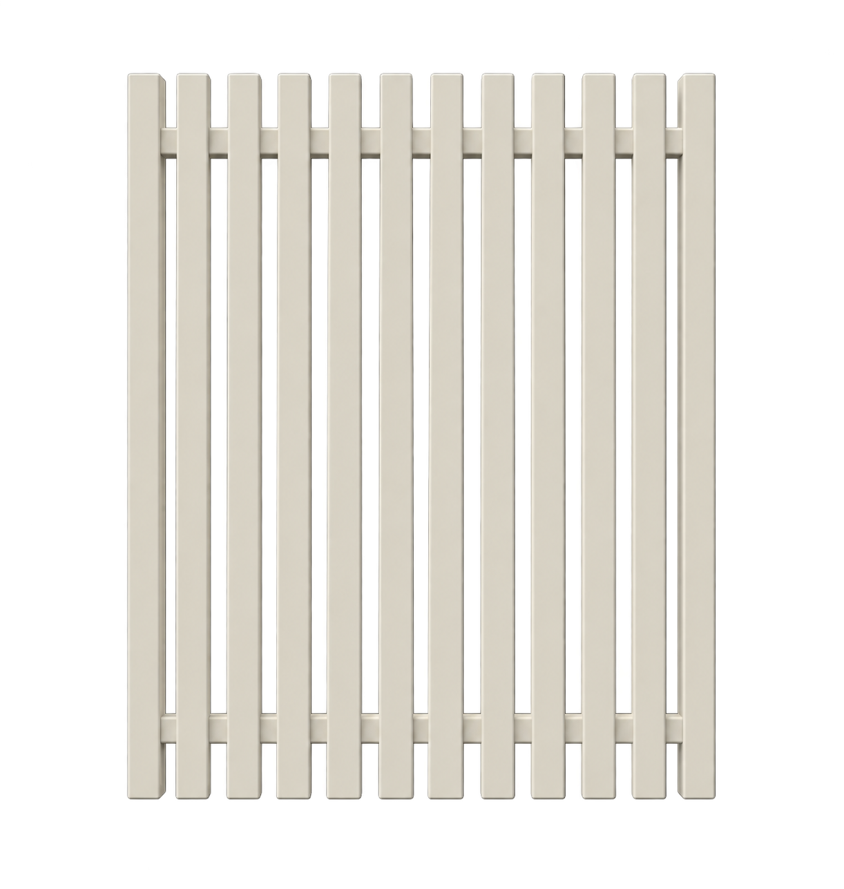40x40 Battern SINGLE GATE 950x1200 [40mm Gaps] Off White