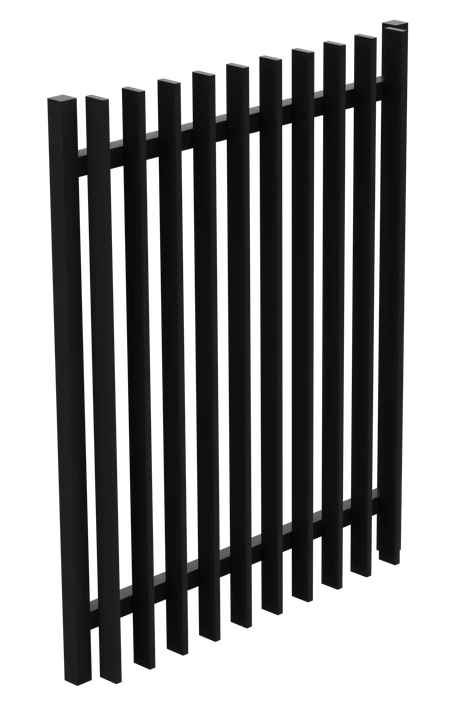 50x10 Blade Gate 950x900 [72mm Gaps] Black