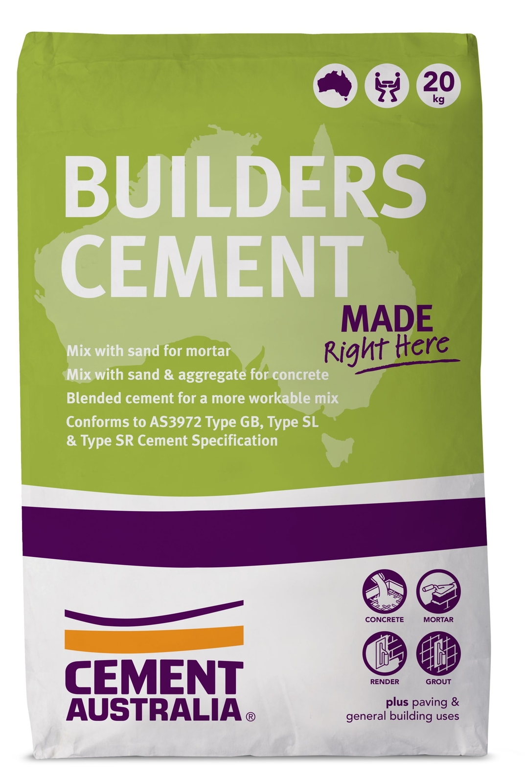 Cement Australia Builders Cement 20kg