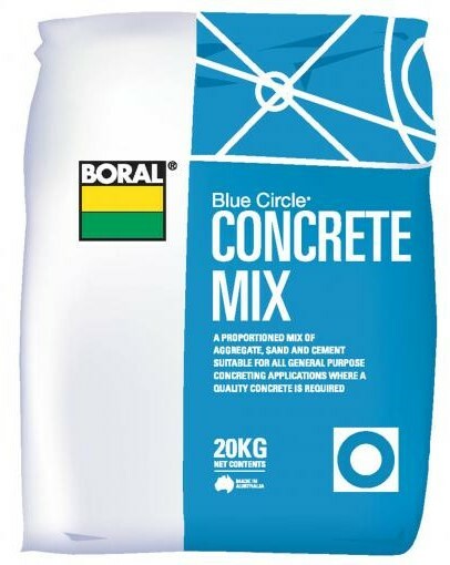 Concrete 20kg Blue Circle