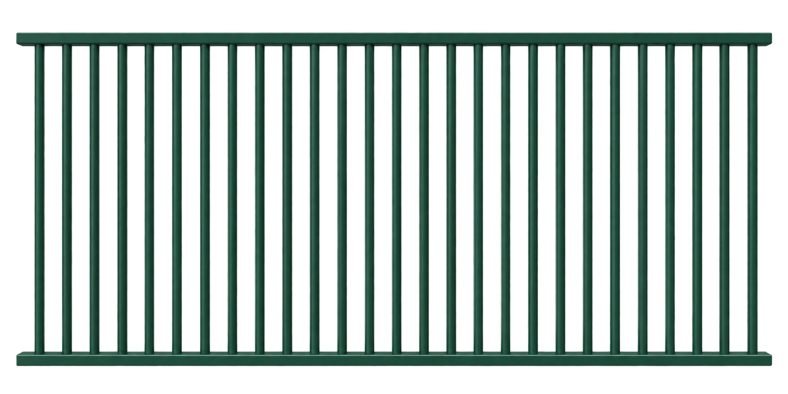 Flat Top Panel 2400x1200 Brunswick Green Aluminium