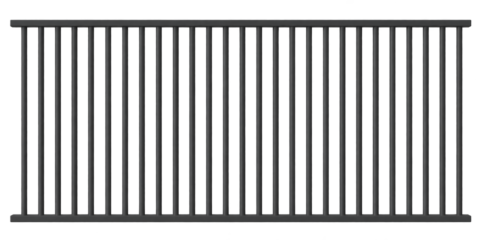 Flat Top Panel 3000x1200 Monument Aluminium