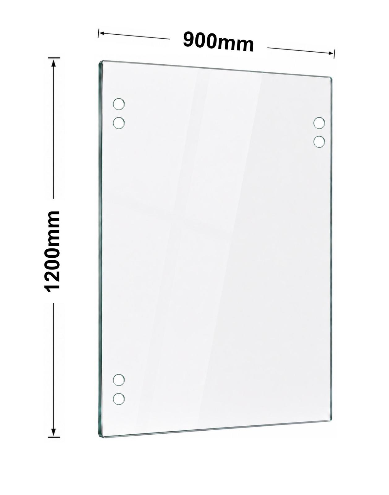 Glass 8mm Pool Gate Spring 1200mm x 900mm