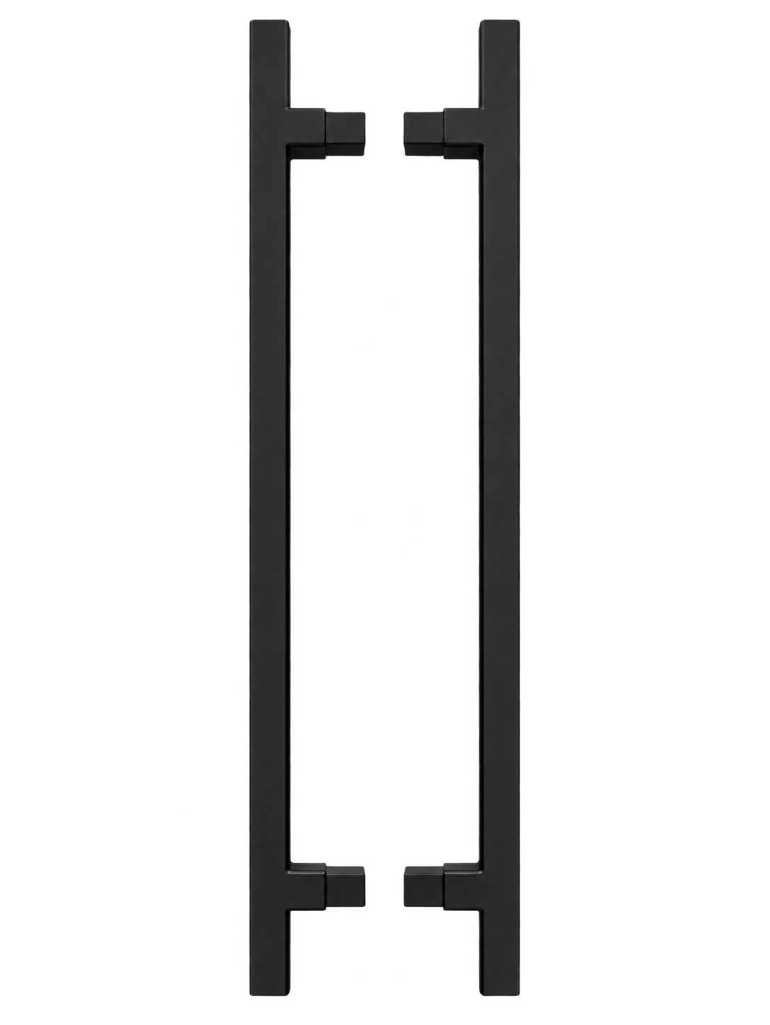 Design Gate Adaptors 40x40x1200 Black Aluminium