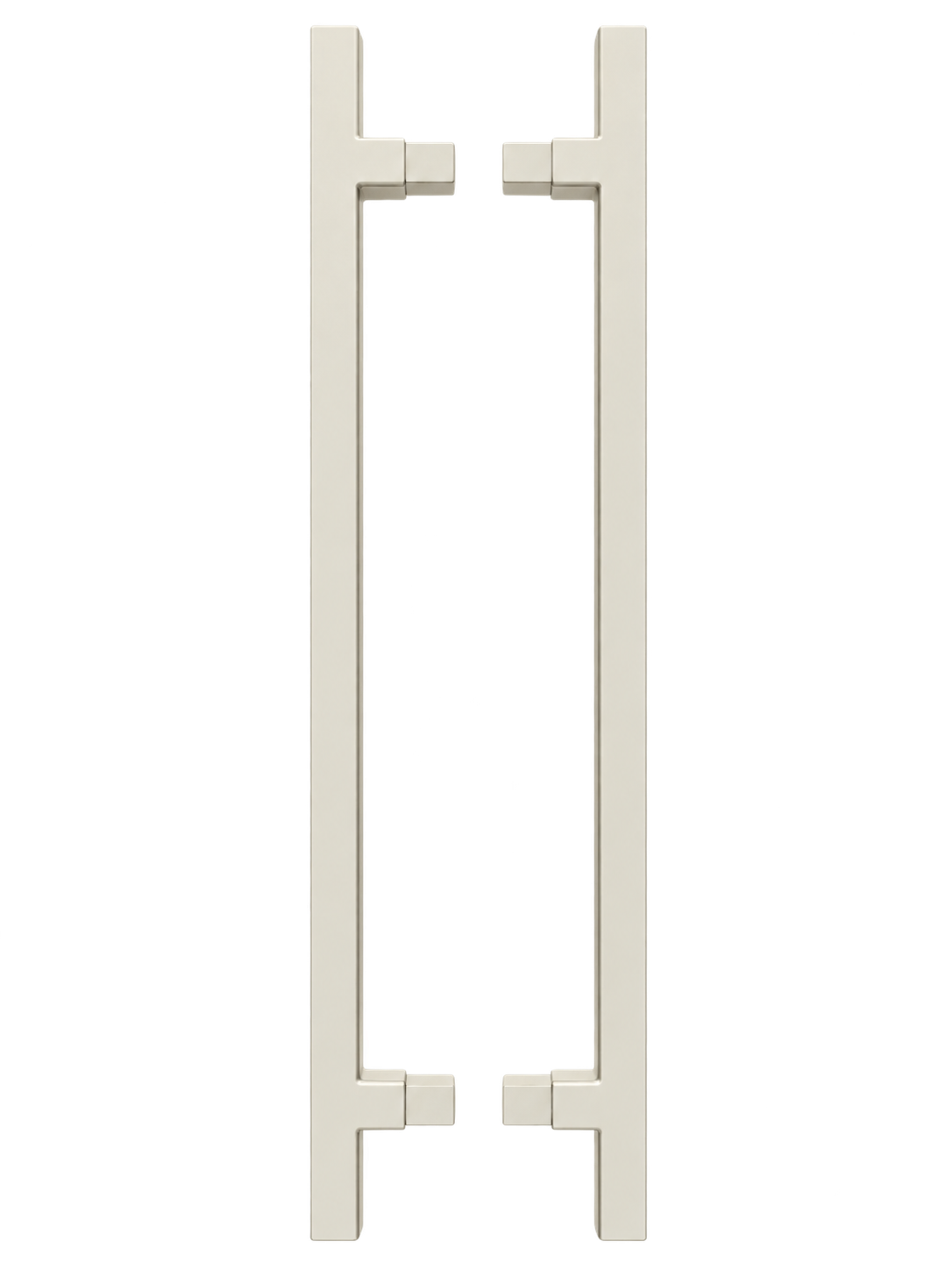 Design Gate Adaptors 40x40x1200 Off White Aluminium
