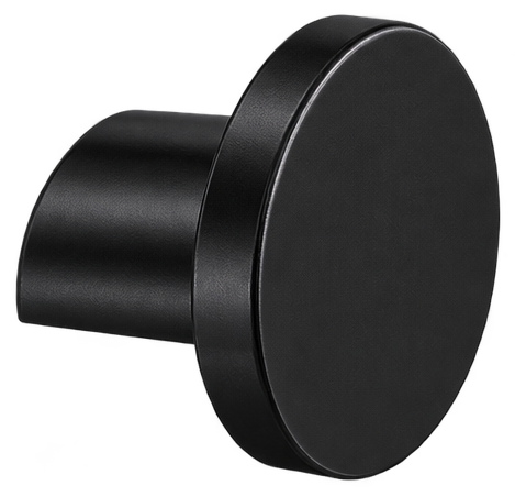 Handrail End Cap Round Black