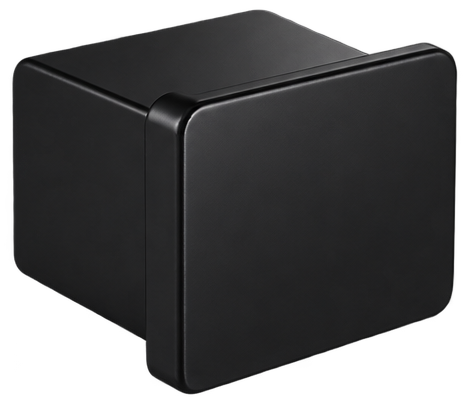 Handrail End Cap Square Black