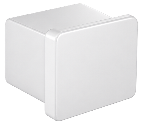 Handrail End Cap Square White