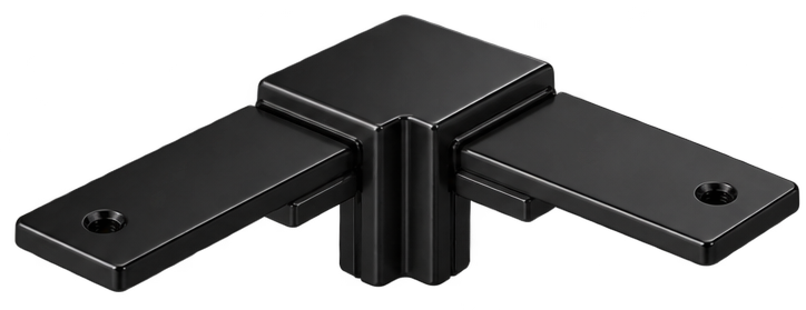 Handrail Elbow Square Black