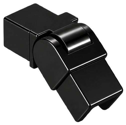 Handrail Swivel Vertical Square Black