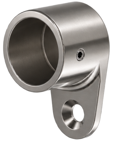 Handrail Wall Flange Round Satin