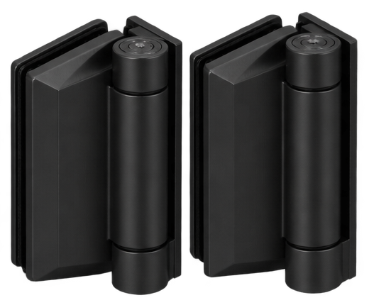 Hinge Hydraulic Glass-2-Wall Black 125 Series