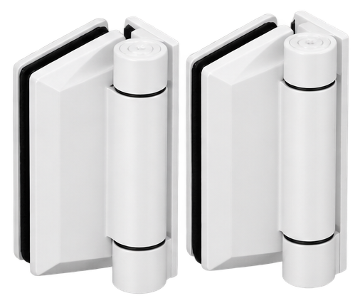 Hinge Hydraulic Glass-2-Wall White 125 Series
