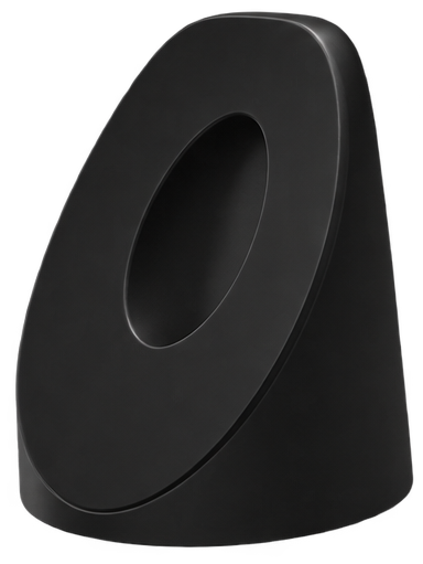 Hinge Hydraulic Safety Cone Cap Black 125 Series