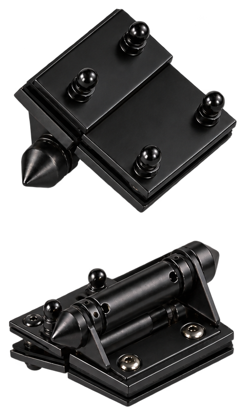 Hinge Spring Glass-2-Glass Black