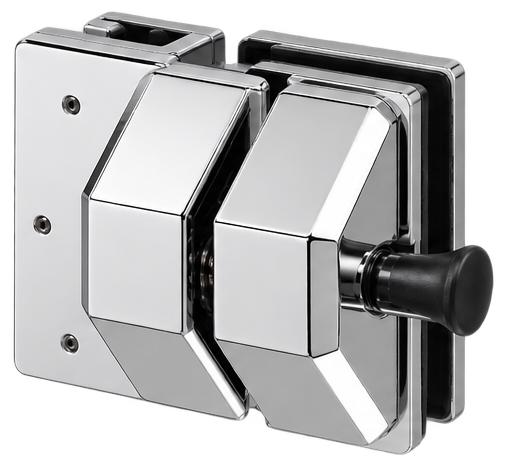 Latch Glass-2-Glass 180° Full Stainless Mirror