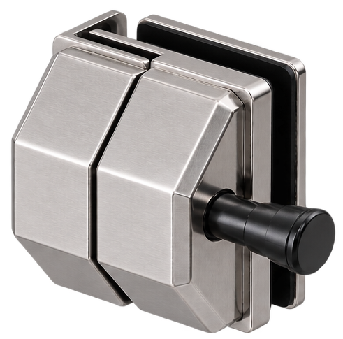 Latch Glass-2-Wall Full Stainless Satin