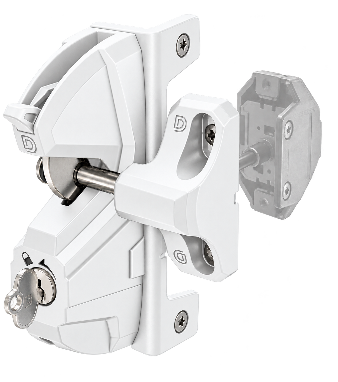 LokkLatch® Deluxe KEYED ALIKE [Series 03] White