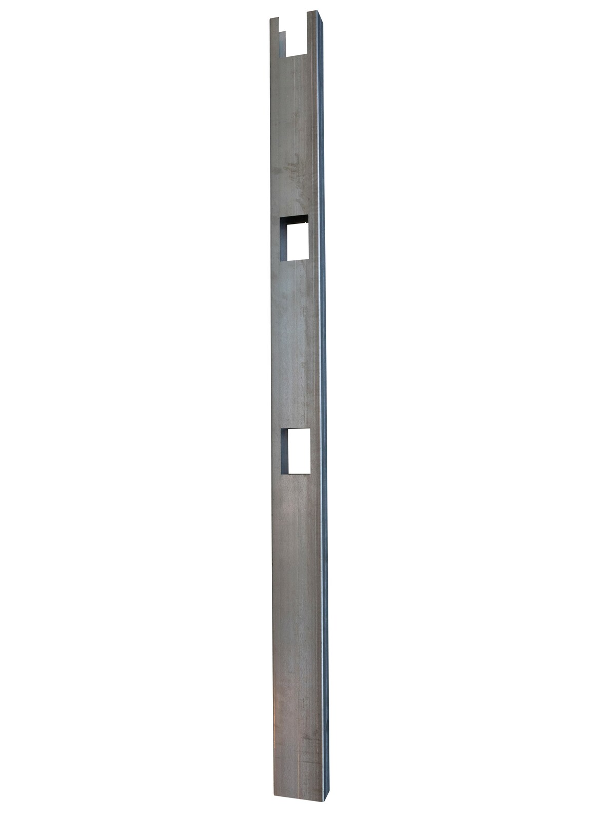 Steel Post 100x50x2400 Morticed for 1800 Lap & Cap