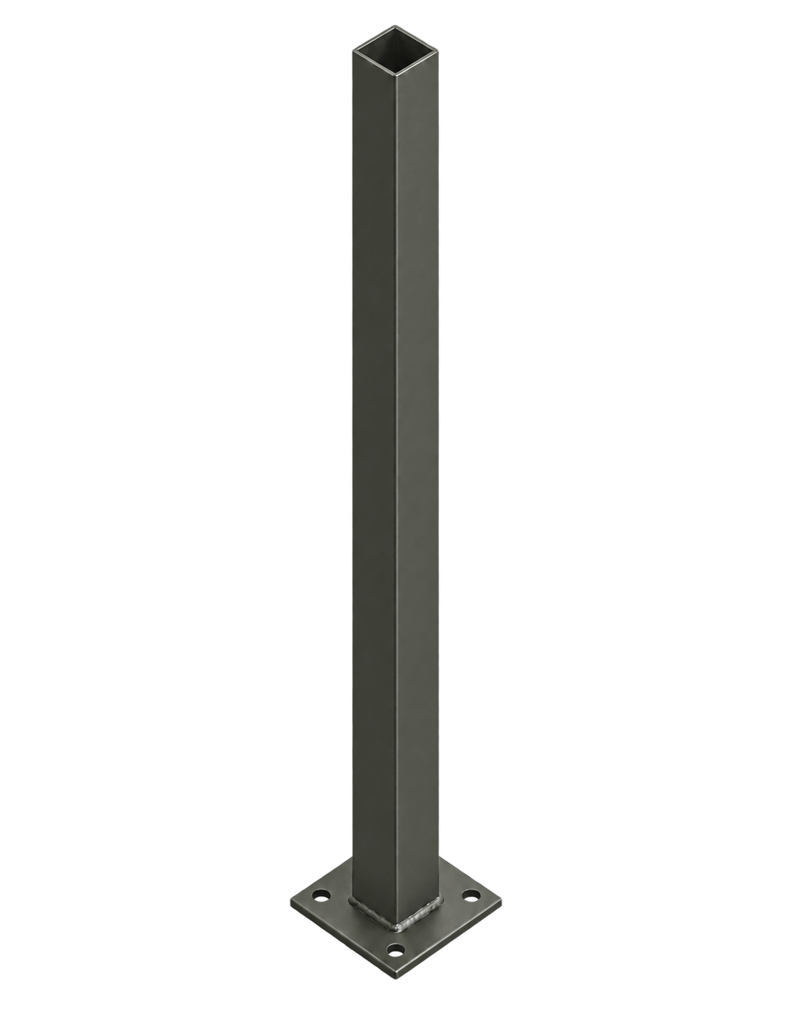 Post 50x50x1500 Flanged Slate Grey Aluminium 1.6mm