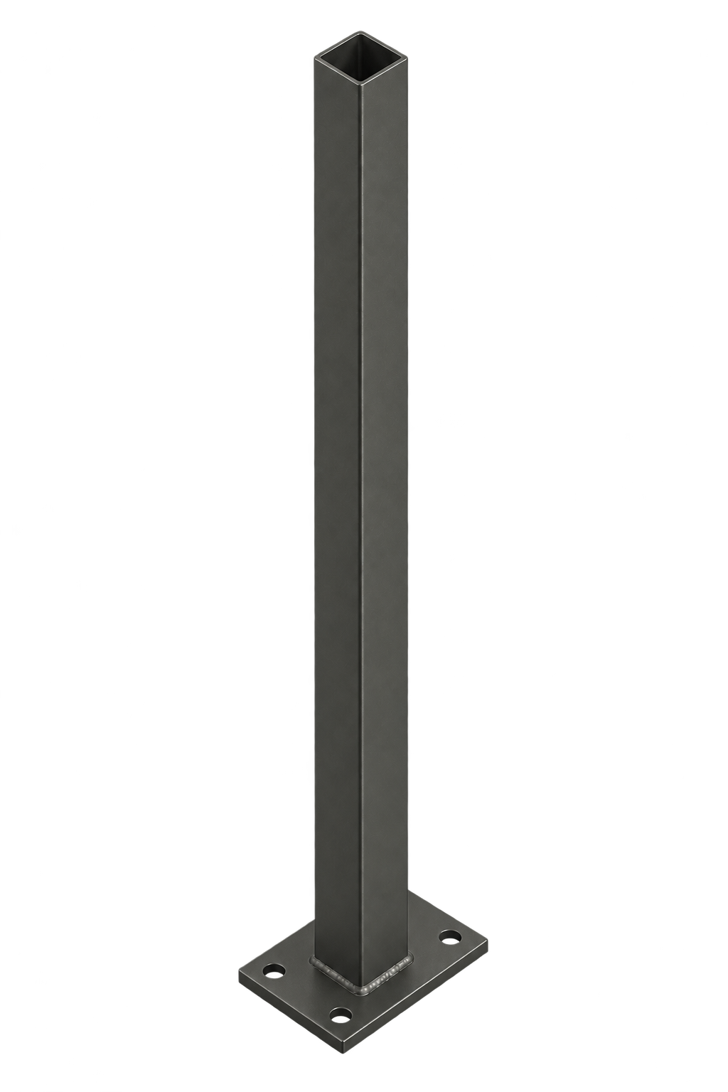 Post 50x50x1800 Flanged Slate Grey Aluminium 1.6mm