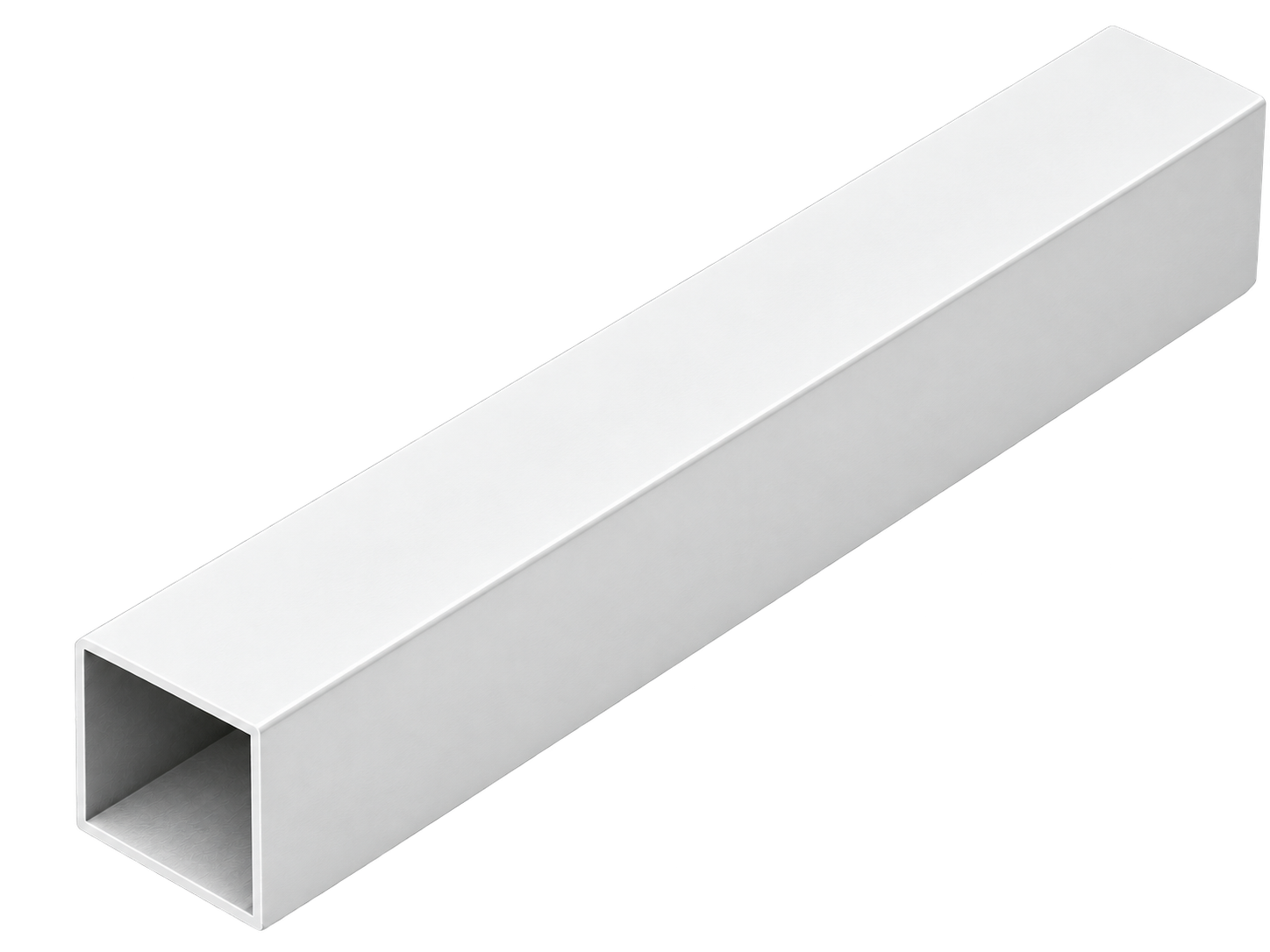 Post 50x50x3000 Pearl White Aluminium 1.6mm