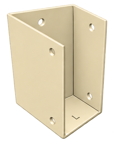 Pergola Purlin Bracket 45° LEFT 100x50 Primrose