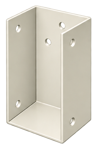 Pergola Purlin Bracket 100x50 Off White