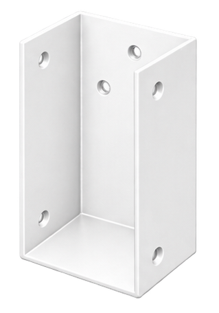 Pergola Purlin Bracket 100x50 Pearl White