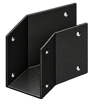 Pergola Purlin Bracket 135° 200x50 Black