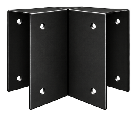 Pergola Purlin Bracket 90° 200x50 Black
