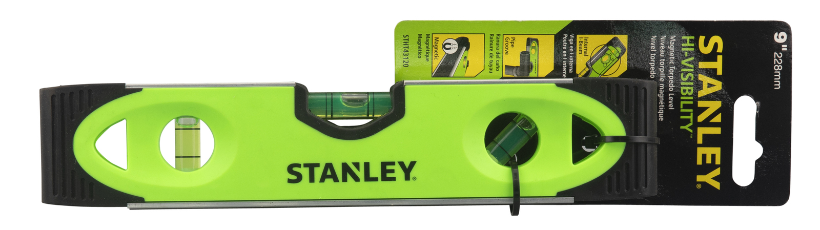 Stanley 300mm Level - Fluro
