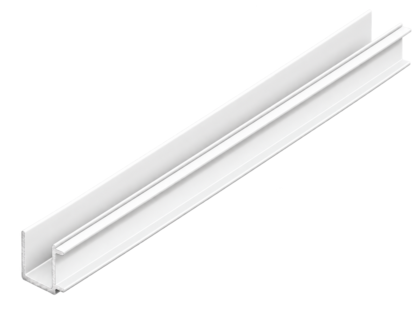 U-Channel 25x20x25x1.2x5800 Pearl White