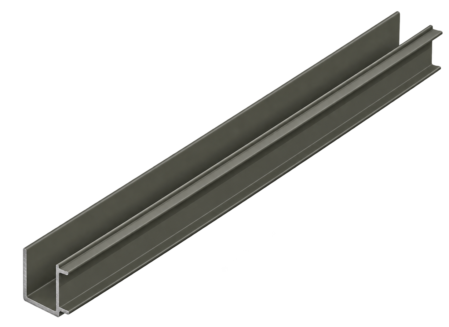 U-Channel 25x20x25x1.2x5800 Slate Grey