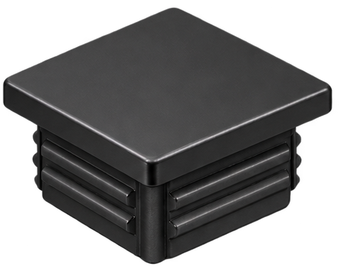 Square Post 50x50 Cap Black