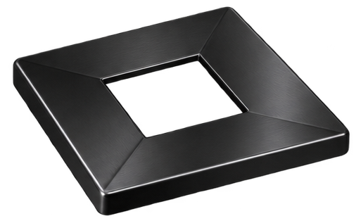 Square Post Dome Cover Black