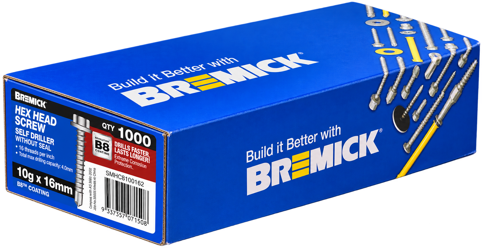 Steel Tek Screw 16mm (Box of 1000)