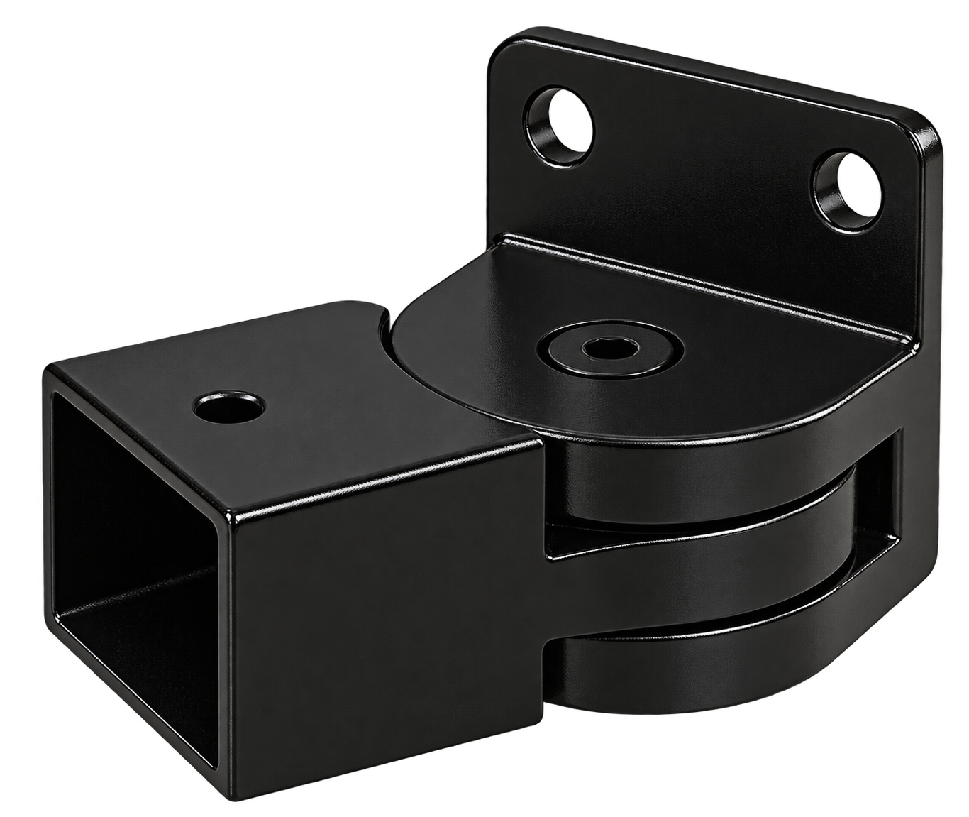 Sysgy Clip 38x25 Horizontal Swivel Black