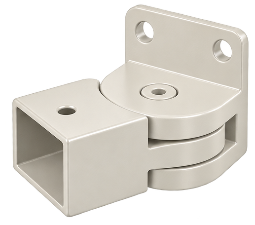 Sysgy Clip 38x25 Horizontal Swivel Off White