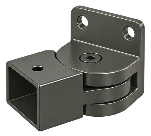 Sysgy Clip 38x25 Horizontal Swivel Slate Grey