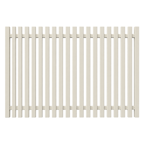 40x40 Battern DOUBLE GATE 1500x1200 [40mm Gaps] Off White