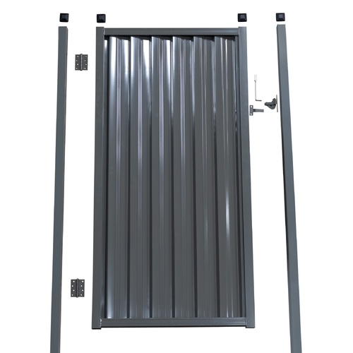 ColorBond Gate Complete New Style 910mm x 1800mm Mist Green/Pale Eucalypt