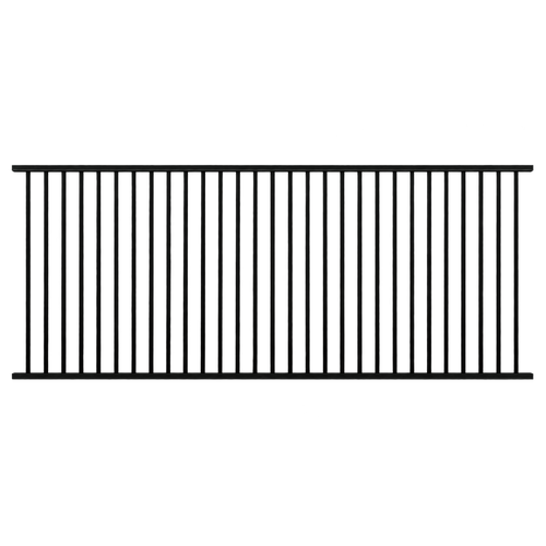 Flat Top Panel 3000x1200 Black Aluminium