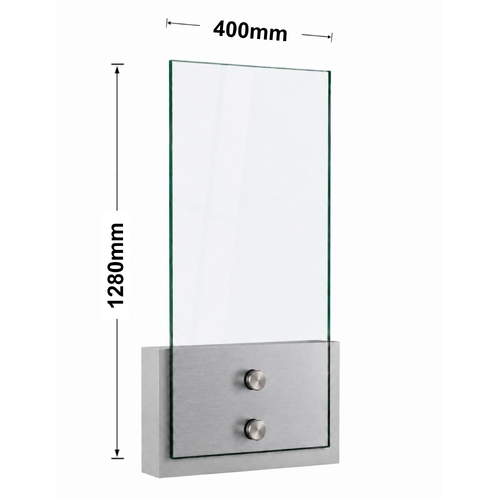 Glass 12mm Balustrade Standoff 1280mm x 400mm