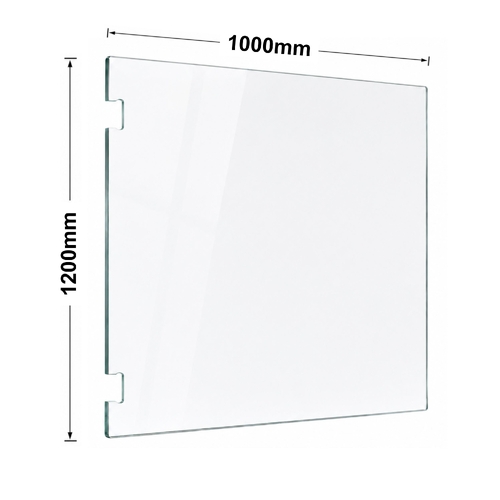 Glass 12mm Hinge Panel 130 Series 1200mm x 1000mm