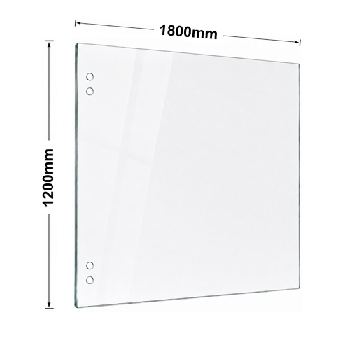 Glass 12mm Hinge Panel Spring 1200mm x 1800mm
