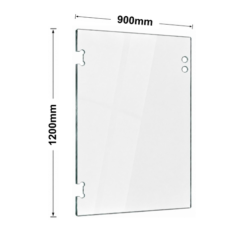 Glass 12mm Pool Gate 125 Series Glass-2-Glass 1200mm x 900mm