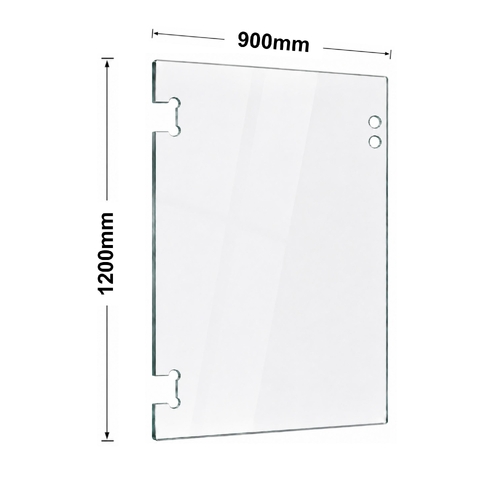 Glass 12mm Pool Gate 125 Series Glass-2-Wall 1200mm x 900mm
