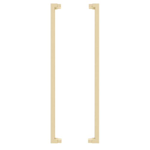 Flat Top Gate Adaptors 38x25x1200 Primrose Aluminium