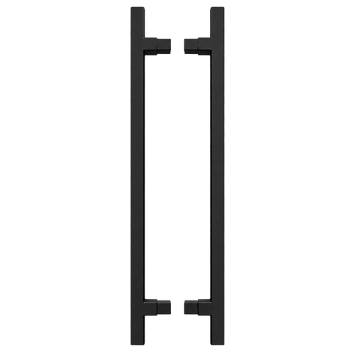 Design Gate Adaptors 40x40x1200 Black Aluminium